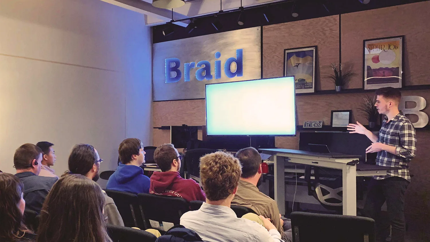 Braid hosts a technical talk at their office